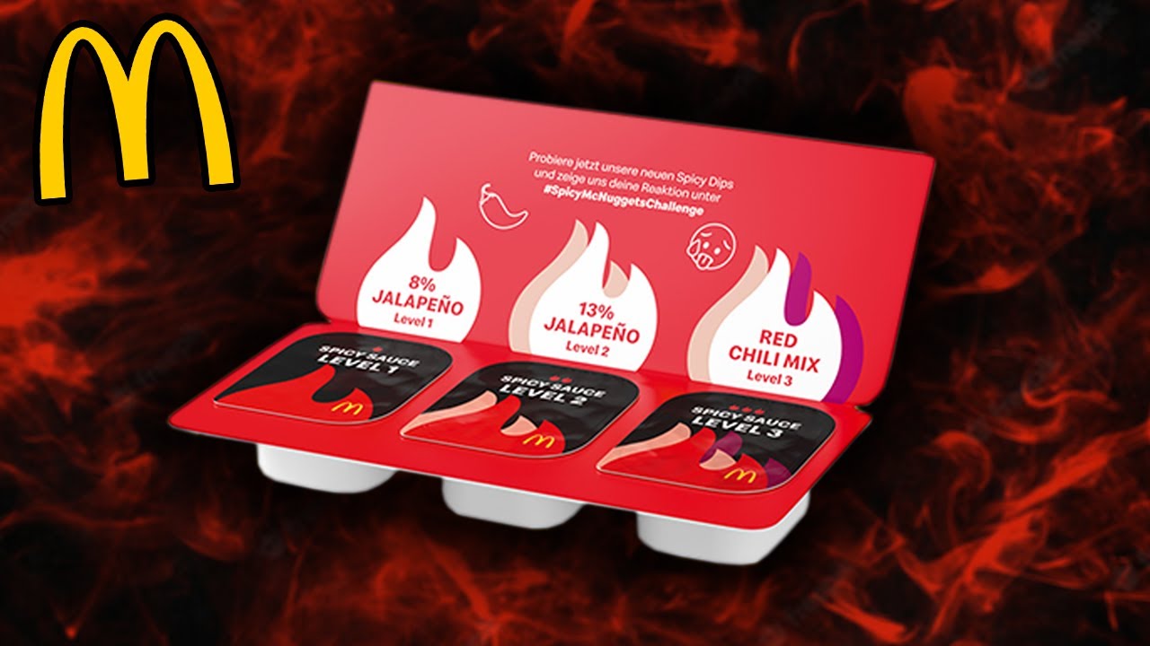 McDonalds So SCHARF sind die NEUEN Saucen wirklich! YouTube