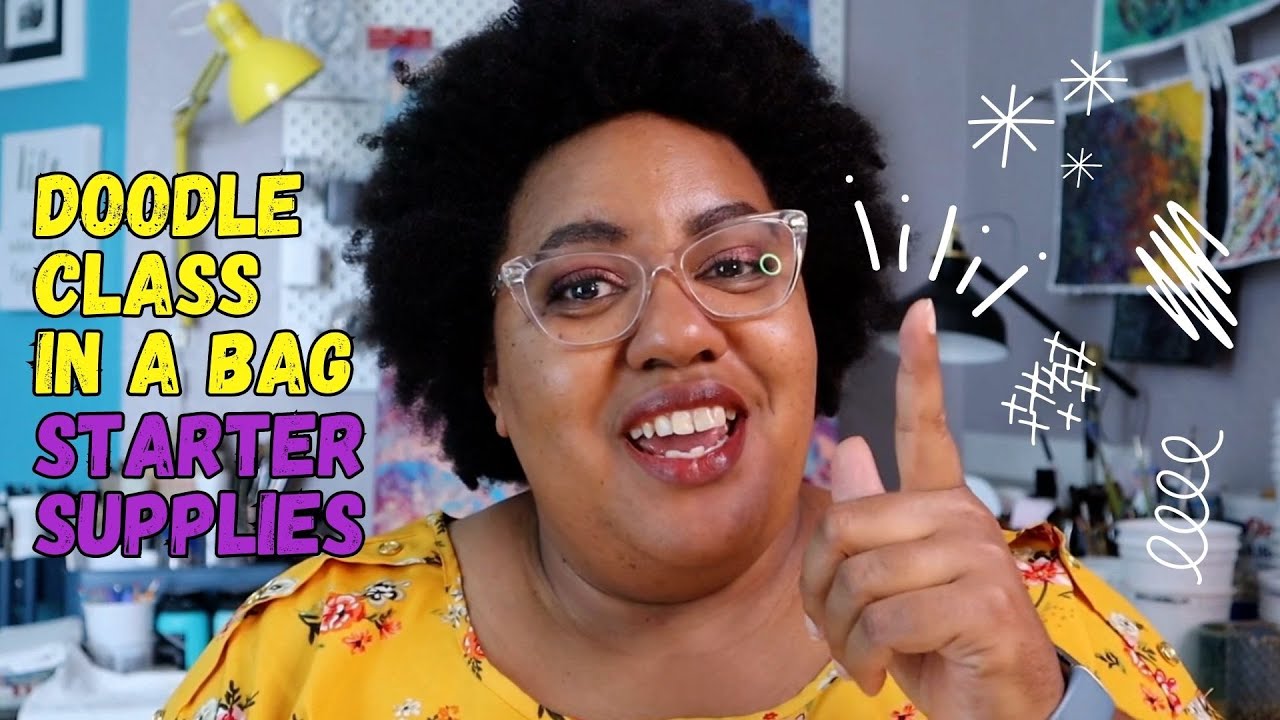 Doodle Class in a Bag Supplies to Experiment and Get Doodling YouTube