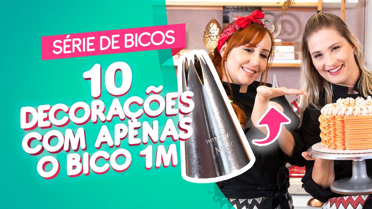 Bico 1M + 10 decorações | Série de Bicos
