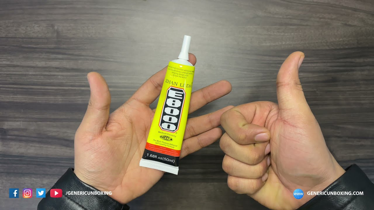 E8000 50 ml Adhesive Glue, 4k Unboxing & Overview