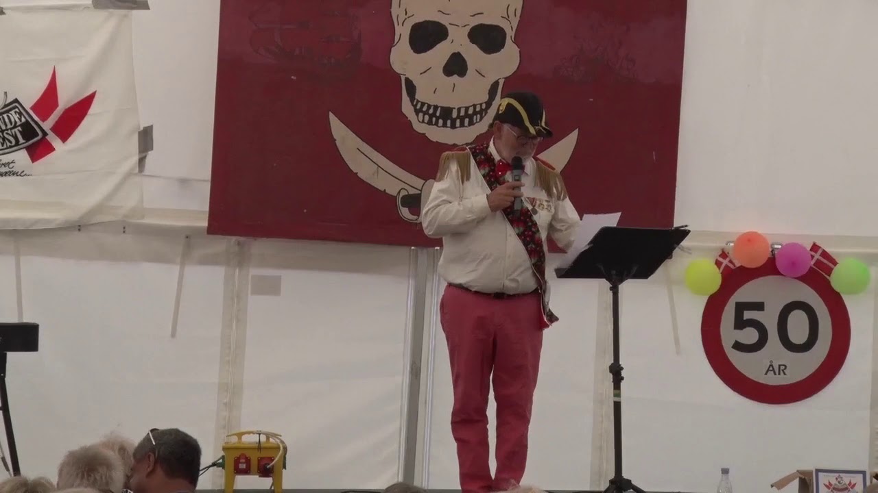 Havnefest 2018 i Kerteminde: Bedemand Niels Peter Holm underholder på Skipperkroen - (del 2).