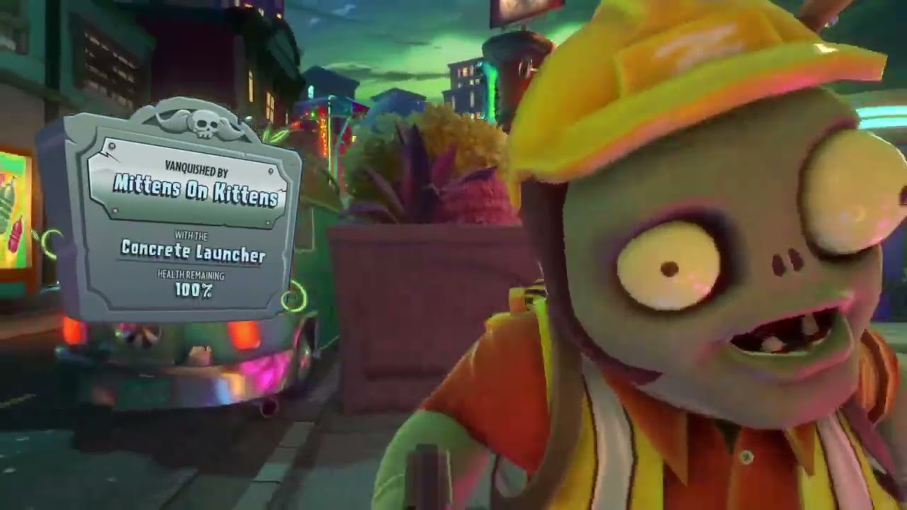 Plants vs Zombies GW2 Trouble in Zombopolis Part 1 Herbal Assualt early gameplay!!!!!!!