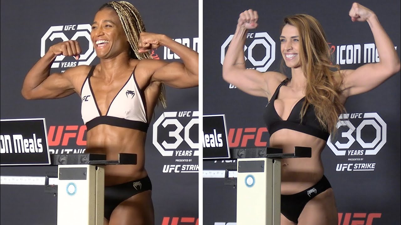 UFC Vegas 73 Weigh Ins Mackenzie Dern Vs Angela Hill YouTube