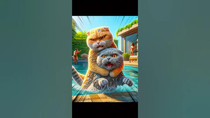 Watch the video about The two cats took revenge on each other