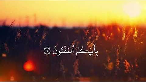 ما تيسر من سورة القلم بصوت القارئ خالد الجليل