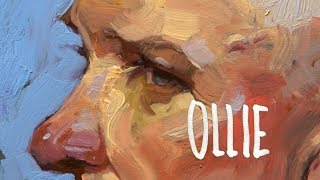 Portrait Painting in Profile - Ollie