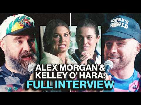 Thumbnail for Alex Morgan & Kelley O'Hara Join New Heights Live In L.A. To Talk Their Careers, World Cup & More