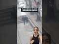 Terrifying moment huge falling branch smashes teen on the head as he walks along the street 🪾