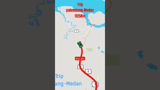 Fix Palembang-Medan Via Lintas Timur Sumatera 1125Km
