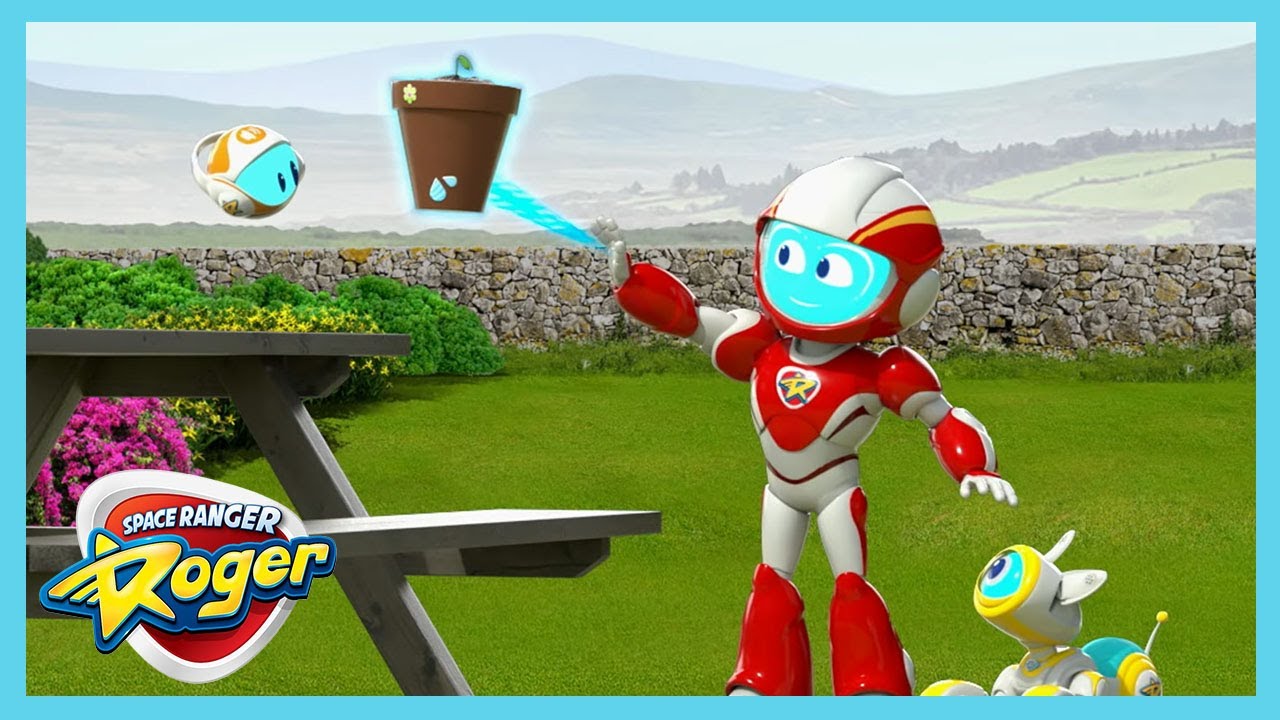 Gardening with Space Ranger Roger | Family Cartoons | WildBrain Robots