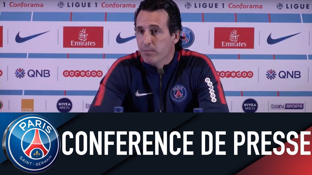 psg calciomercato PRESS CONFERENCE UNAI EMERY PARIS SAINT-GERMAIN - GUINGAMP