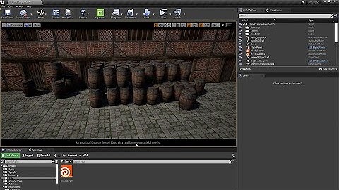 Houdini Digital Asset for Stacking in Unreal (Promo)