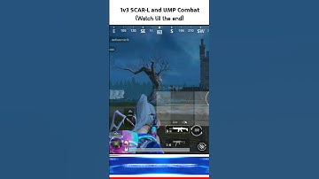 🔥 1v3 SCAR-L & UMP OP Combat | Insane Clutch 🔥 #shorts