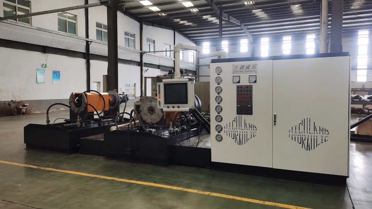 Hydraulic Test Bench Capable of Testing Hydraulic Pumps, Motors, Valves, and Cylinders.