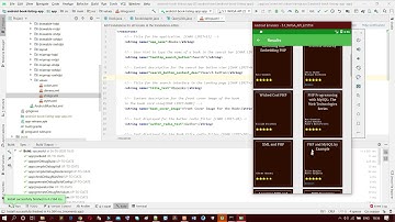 Android Book Listing App Project with Source Code