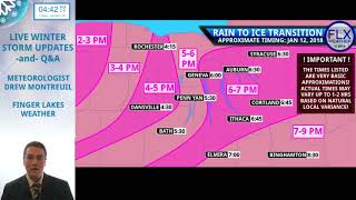 Finger Lakes Weather- Jan. 12 Winter Storm Updates and Q&A