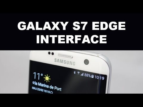SAMSUNG GALAXY S7 EDGE : fonctionnalités de l'écran Edge - MWC 2016