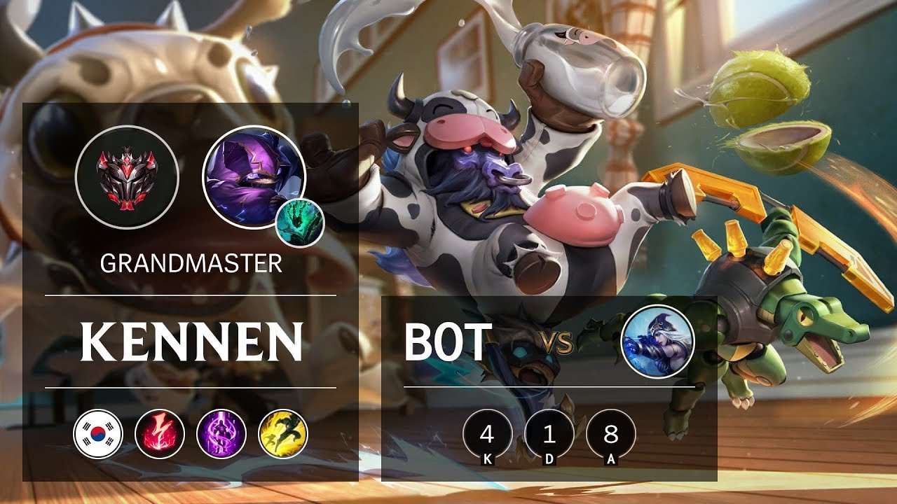 Kennen Bot vs Ashe - KR Grandmaster Patch 9.14