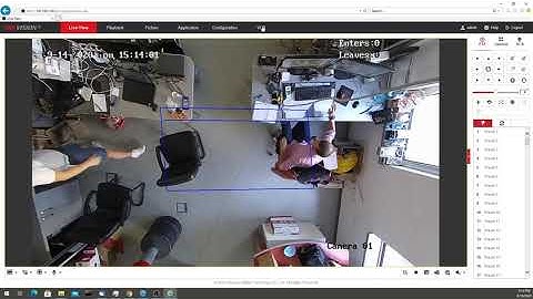 Hikvision people counting camera [quick set up]