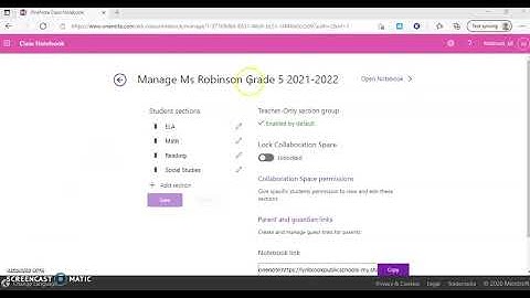 OneNote Class Notebook - To Use the Collaboration Space or To Not?  That is the question