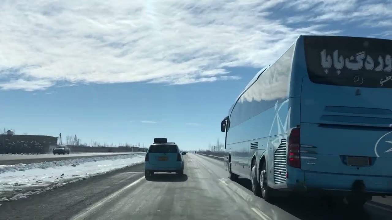 Great trip with wonderful weather on kabul Ghazni highway سفر عالی با آب و هوای فوق العاده