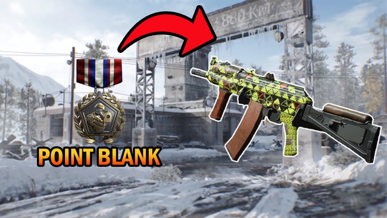 The BEST MAP To Get Point Blank Kills!! ( AK-74 u)