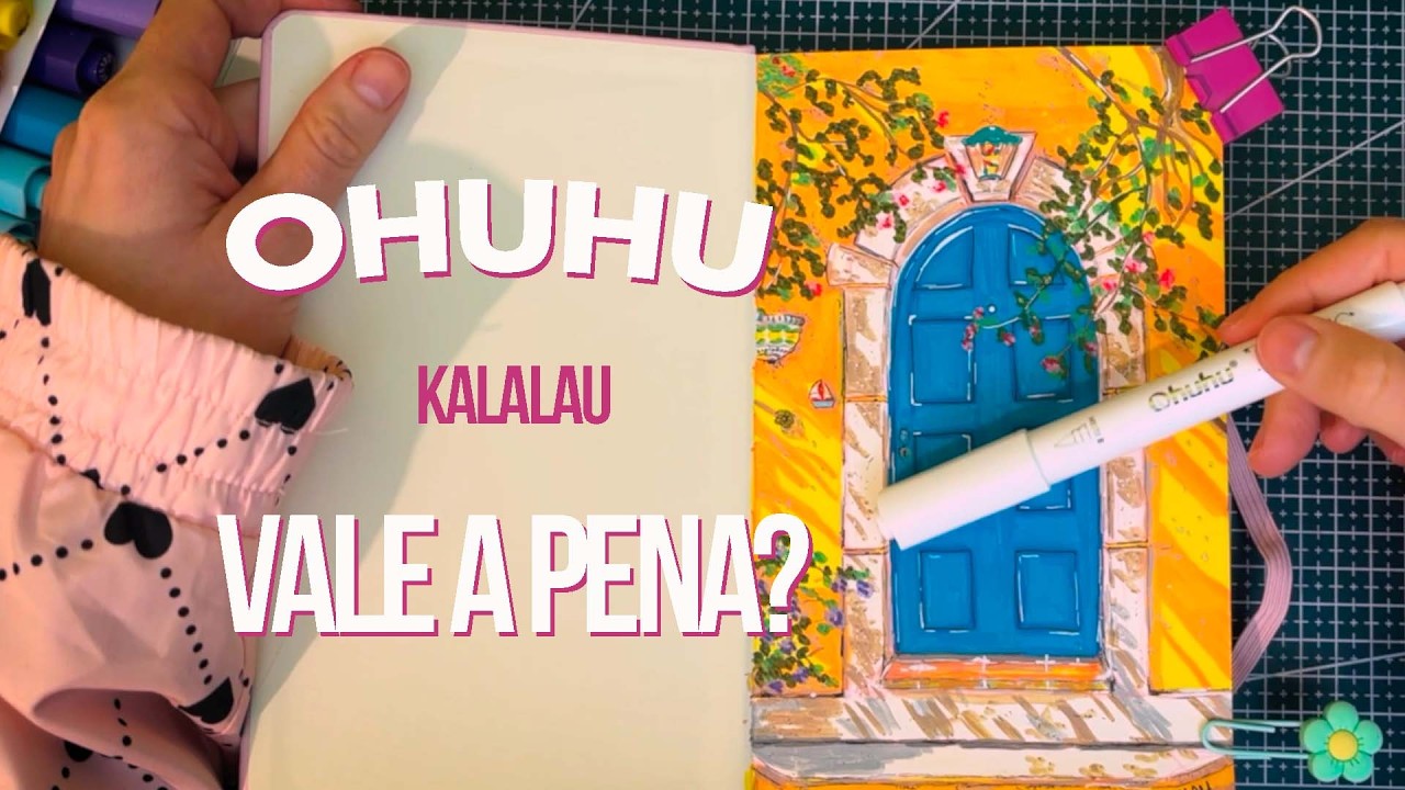 Ohuhu acrílico Kalalau: testando e dando meu veredicto