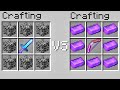 Minecraft, But It's Bedrock Sword vs Netherite Bow..