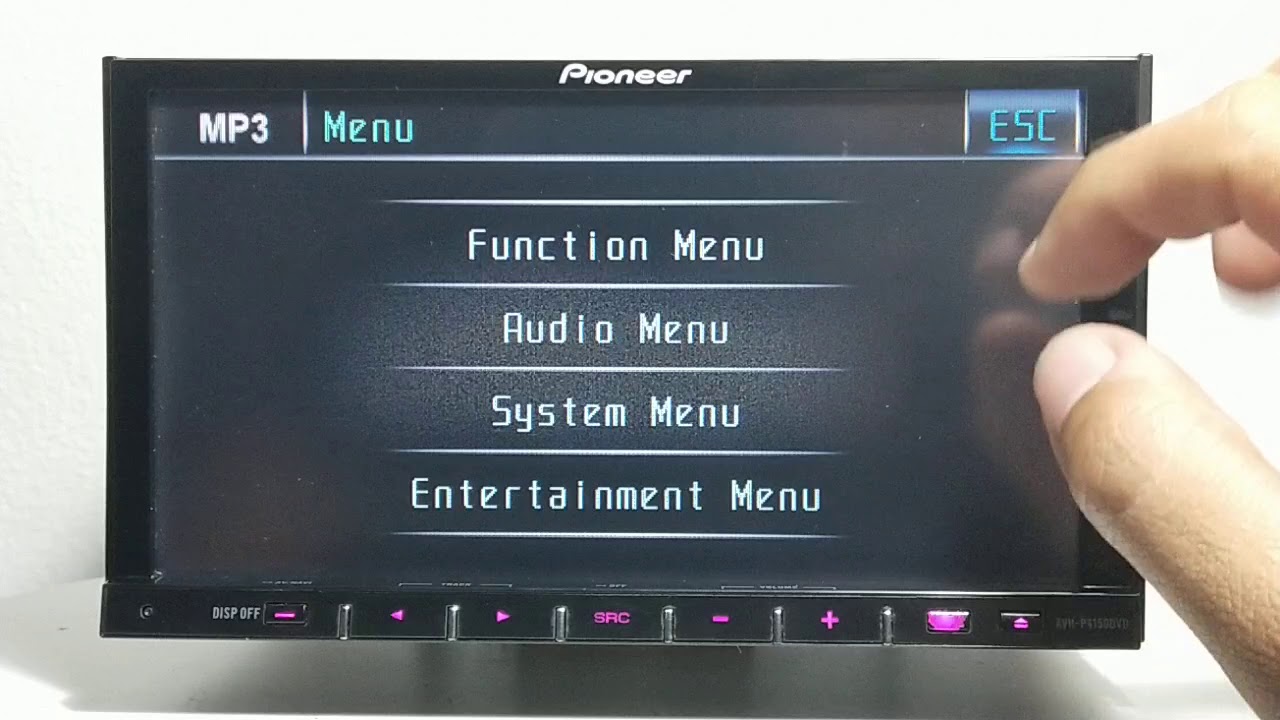 PIONEER AVH-P4150DVD - YouTube