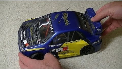 Associated RC 18R TX/RX and Brushless Motor Upgrades