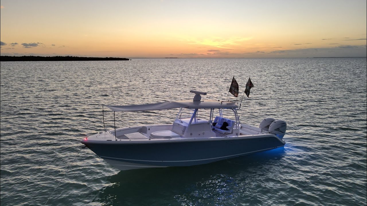 OVERNIGHT STAY ON CENTER CONSOLE COBIA 350