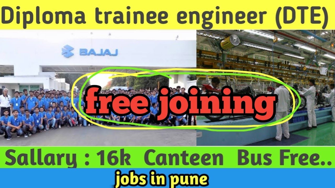 Bajaj Job Vacancies | Diploma Engineering Recruitment |jobs in pune ...