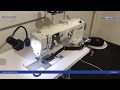 Juki LU-2810AS Single Needle Walking Foot Machine with a Synchronised Binding Attachment