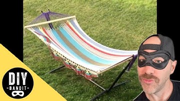 ️🔥 A GREAT Hammock Stand ➔ for the Backyard, Beach, Patio, Porch, and Travel (Assembly and Review)