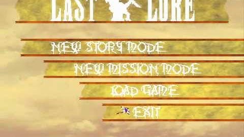 RPGMaker 2003 Last Lore Test - Title Screen