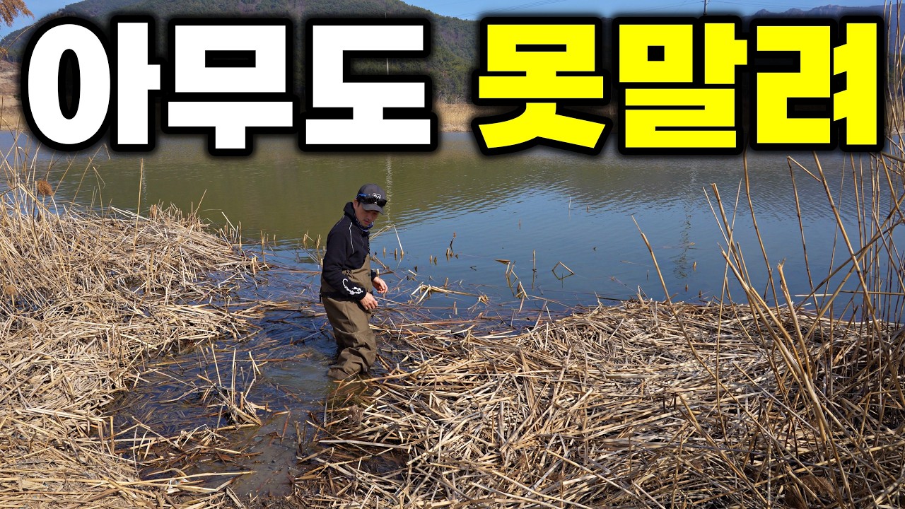 느낌 왔어 들이대! 열정 가득 낚시꾼 아무도 못말려