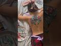 Painting on my besties back ☺️🦋 #art #painting #butterfly