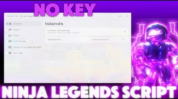 ⚡Ninja Legends Op Script *Terror Hub* For Mobile And Pc |  Keyless | 2025
