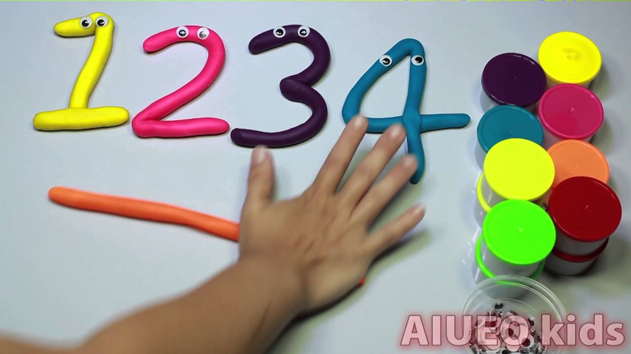 ねんどですうじ♪ Japanese Number BY Play Doh - YouTube