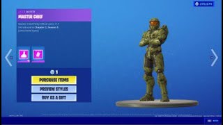 MASTER CHIEF Skin Release Date In Fortnite Item Shop (How To Get The Master Chief Skin In Fortnite)