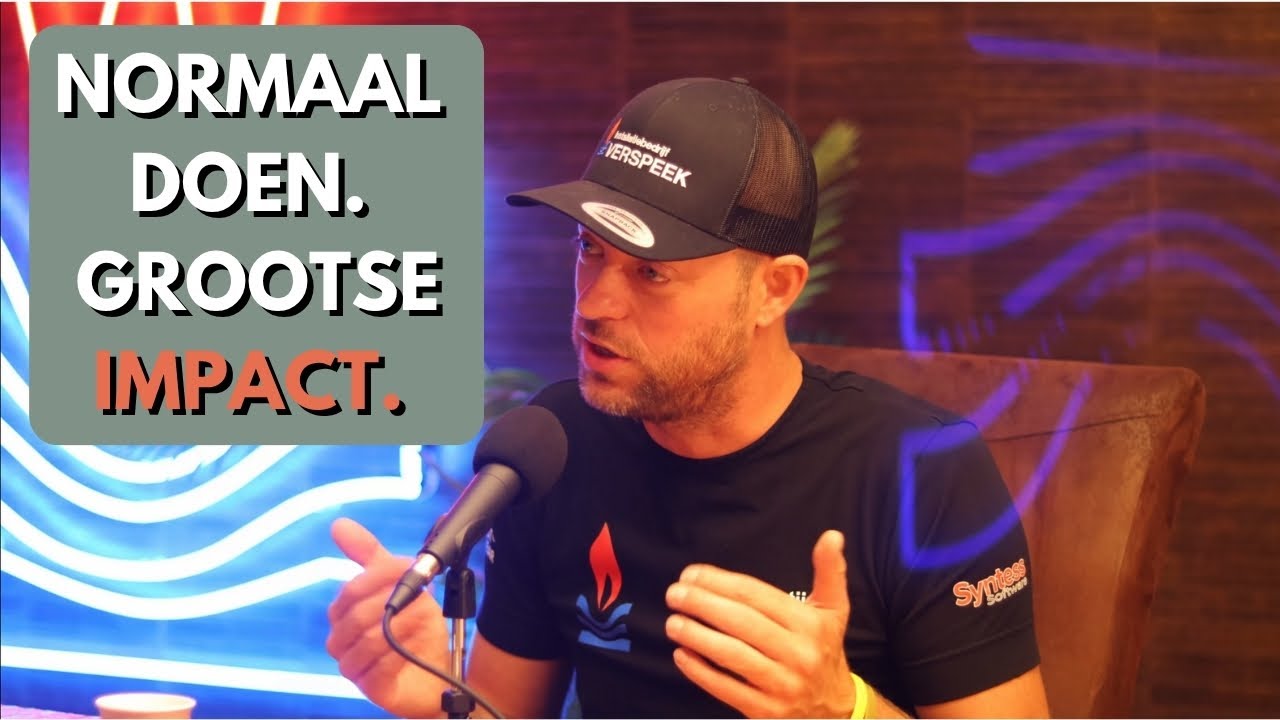 Springkussens als marketing? Ondernemen met passie en vertrouwen. Martijn Verspeek in Kreeft-podcast