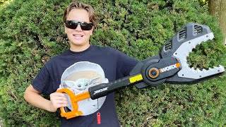 WORX JAWSAW - Electric Chainsaw Unboxing And Review! screenshot 4