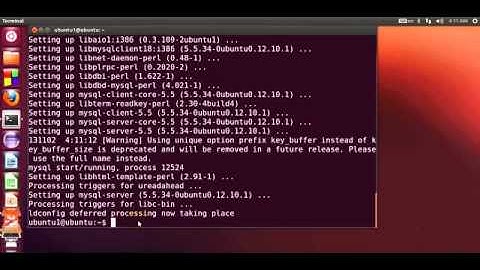 Beginners MYSQL Database Tutorial # How to install MySQL on Ubuntu Debian Linux   YouTube