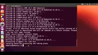 Beginners MYSQL Database Tutorial # How to install MySQL on Ubuntu Debian Linux   YouTube