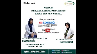 WEBINAR MENJAGA KESEHATAN DIABETES DALAM ERA NEW NORMAL