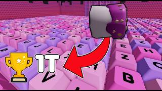I Got 1 TRILLION WIN after GLITCH candy in World 3 Keyboard Escape #roblox  screenshot 1