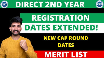 DSE Registration Dates Extended 2025 | direct second year engineering admission 2025-26