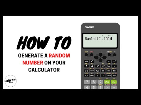 How To Generate A Random Number on Your Calculator | Casio fx 82 - 82AU II