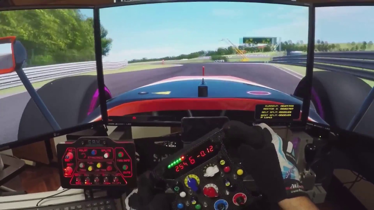 rFactor 2 F1 2017 Hugaroring GoPro Onboard lap