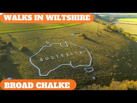 WALKS IN WILTSHIRE at BROAD CHALKE ( & THE AUSTRALIAN MAP ON COMPTON DOWN) (4K)